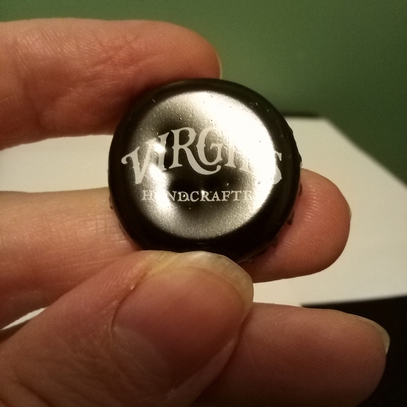 Virgil's Handcrafted Root Beer 9" Brown Glass Empty Bottle with Cap - Picture 10 of 16